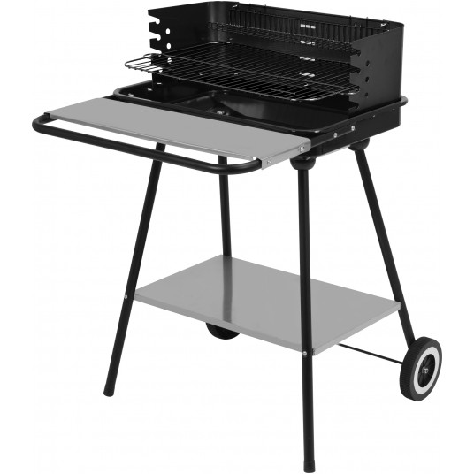 GRILL WĘGLOWY Z PÓŁKĄ PRZEDNIĄ 54X35CM -zdjęcie numer 1