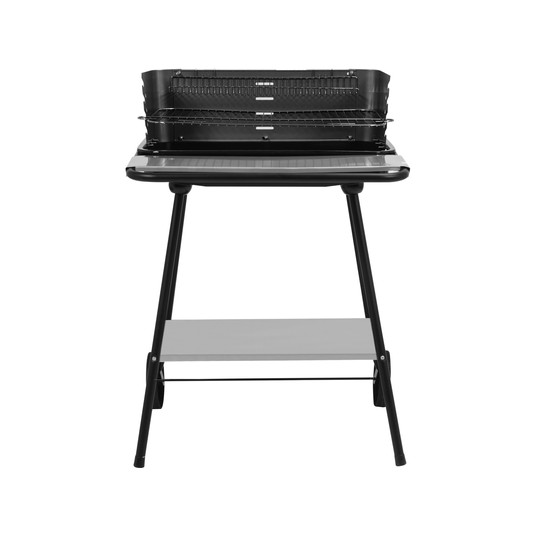GRILL WĘGLOWY Z PÓŁKĄ PRZEDNIĄ 54X35CM -zdjęcie numer 2