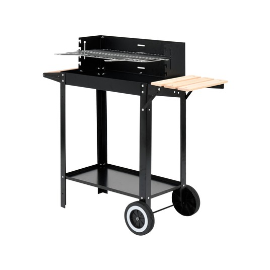 GRILL WĘGLOWY Z PÓŁKĄ, RUSZT 48,5X26CM -zdjęcie numer 2