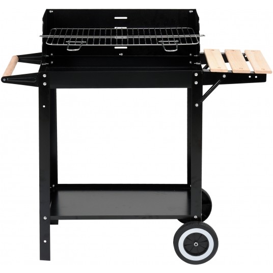 GRILL WĘGLOWY Z PÓŁKĄ, RUSZT 48,5X26CM -zdjęcie numer 1