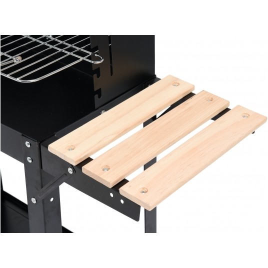 GRILL WĘGLOWY Z PÓŁKĄ, RUSZT 48,5X26CM -zdjęcie numer 4