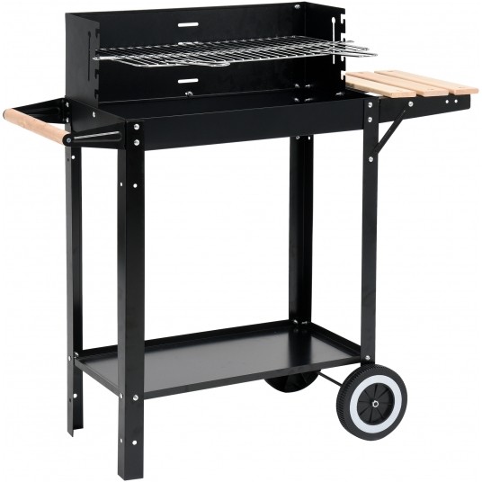 GRILL WĘGLOWY Z PÓŁKĄ, RUSZT 48,5X26CM -zdjęcie numer 3