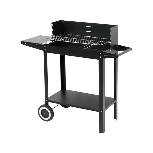 GRILL WĘGLOWY Z PÓŁKĄ RUSZT 48 X 26.5CM -zdjęcie numer 1