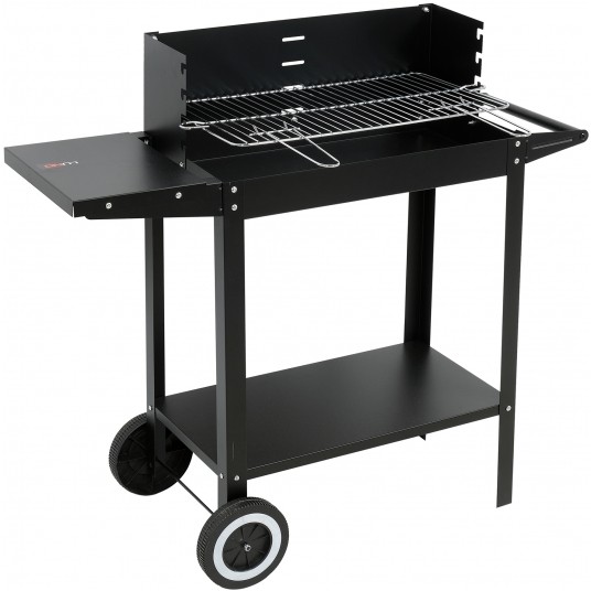 GRILL WĘGLOWY Z PÓŁKĄ RUSZT 48 X 26.5CM -zdjęcie numer 4