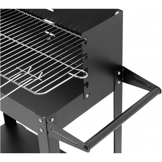 GRILL WĘGLOWY Z PÓŁKĄ RUSZT 48 X 26.5CM -zdjęcie numer 5