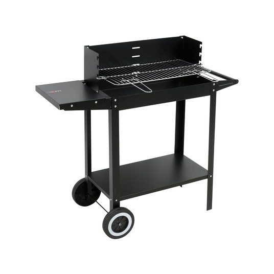GRILL WĘGLOWY Z PÓŁKĄ RUSZT 48 X 26.5CM -zdjęcie numer 4