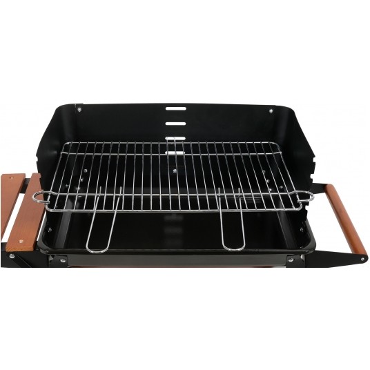 GRILL WĘGLOWY Z PÓŁKĄ, RUSZT 48X26.5CM -zdjęcie numer 4