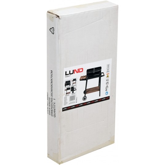 GRILL WĘGLOWY Z PÓŁKĄ, RUSZT 48X26.5CM -zdjęcie numer 9