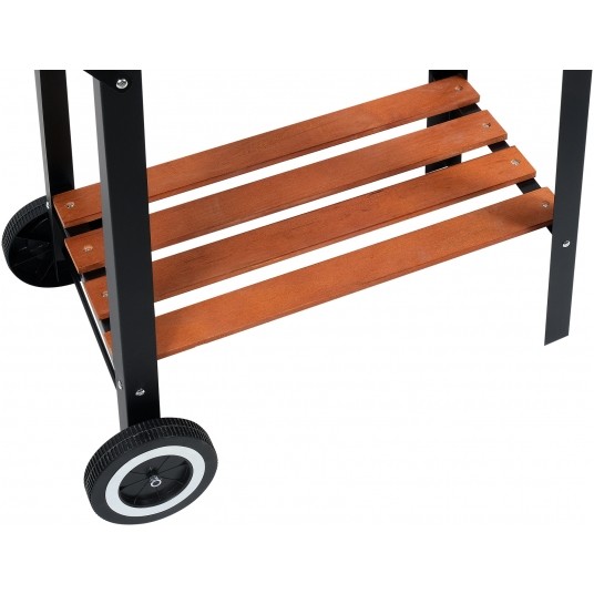 GRILL WĘGLOWY Z PÓŁKĄ, RUSZT 48X26.5CM -zdjęcie numer 8