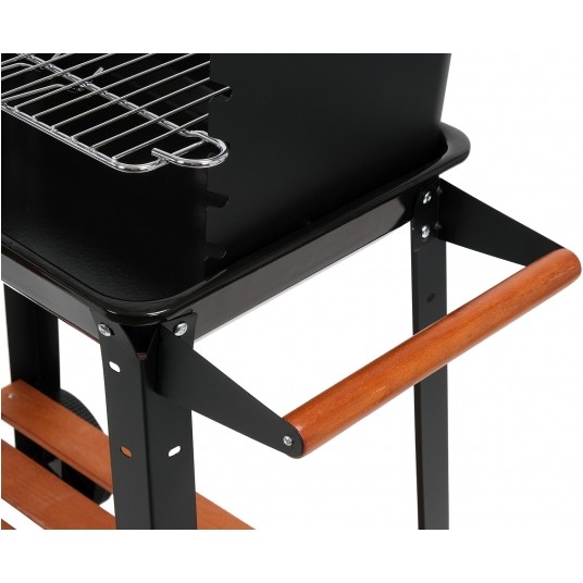 GRILL WĘGLOWY Z PÓŁKĄ, RUSZT 48X26.5CM -zdjęcie numer 5