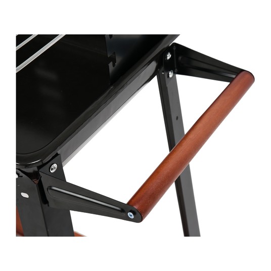 GRILL WĘGLOWY Z PÓŁKĄ, RUSZT 48X28CM -zdjęcie numer 6