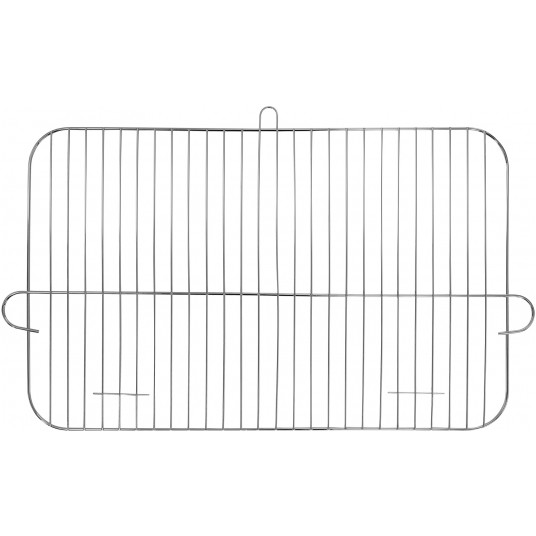 GRILL WĘGLOWY Z PÓŁKAMI, RUSZT 53X33CM -zdjęcie numer 6