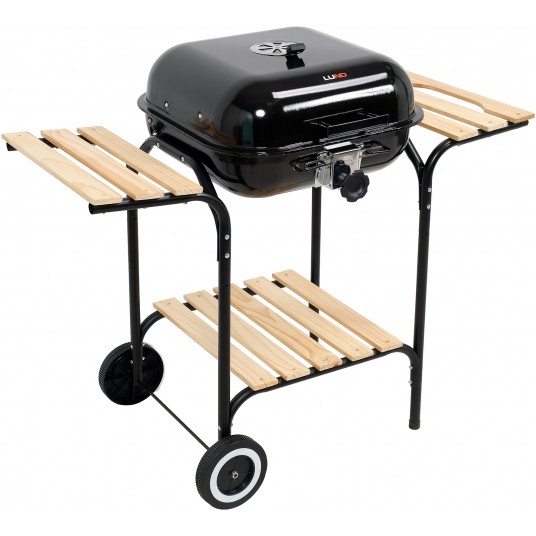 GRILL WĘGLOWY Z REGULACJĄ RUSZTU 45X40CM -zdjęcie numer 4