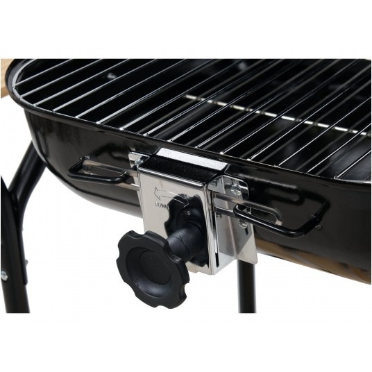 GRILL WĘGLOWY Z REGULACJĄ RUSZTU 45X40CM -zdjęcie numer 5