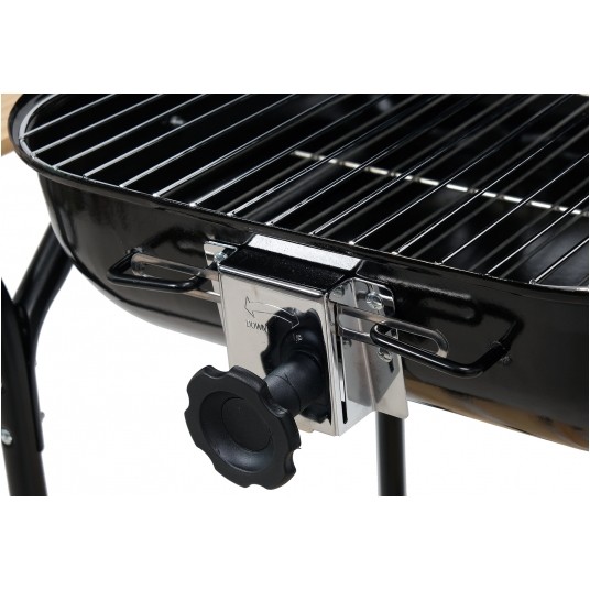 GRILL WĘGLOWY Z REGULACJĄ RUSZTU 45X40CM -zdjęcie numer 6