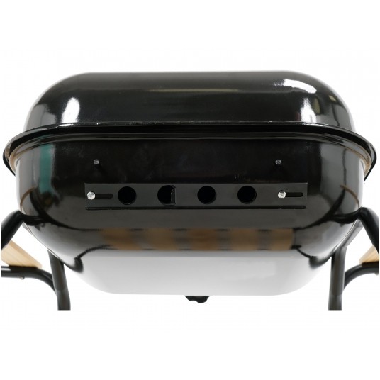 GRILL WĘGLOWY Z REGULACJĄ RUSZTU 45X40CM -zdjęcie numer 7