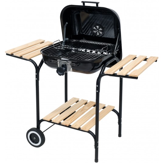 GRILL WĘGLOWY Z REGULACJĄ RUSZTU 45X40CM -zdjęcie numer 1