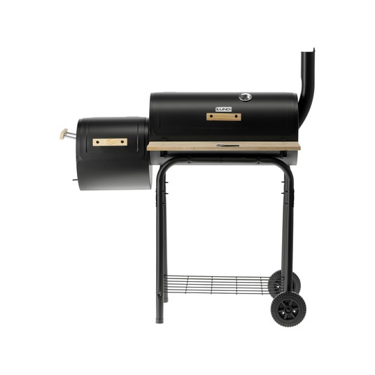 GRILL WĘGLOWY Z WĘDZARNIĄ, RUSZT 60X30CM -zdjęcie numer 3