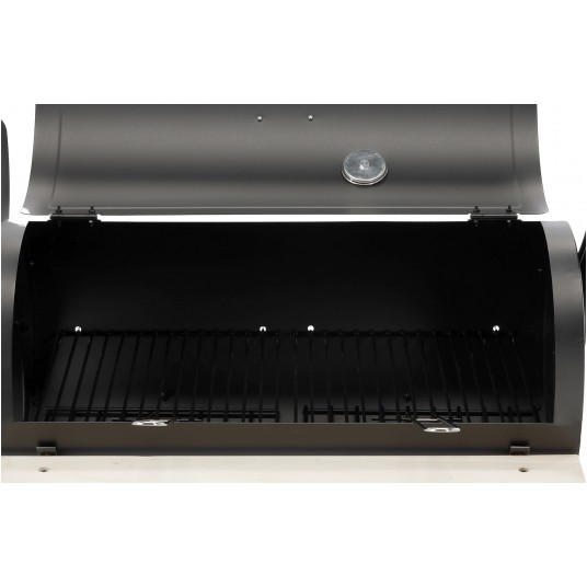 GRILL WĘGLOWY Z WĘDZARNIĄ, RUSZT 60X30CM -zdjęcie numer 5