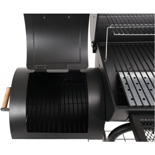 GRILL WĘGLOWY Z WĘDZARNIĄ XXL, 64X37 -zdjęcie numer 5
