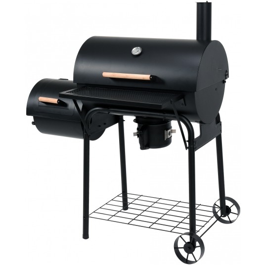 GRILL WĘGLOWY Z WĘDZARNIĄ XXL, 64X37 -zdjęcie numer 2