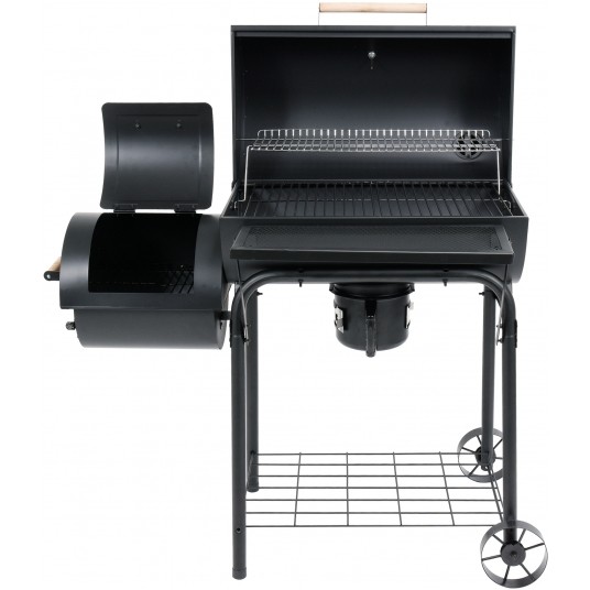 GRILL WĘGLOWY Z WĘDZARNIĄ XXL, 64X37 -zdjęcie numer 6