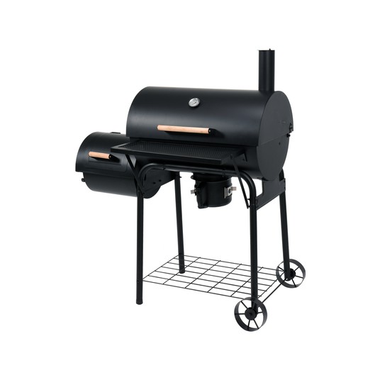 GRILL WĘGLOWY Z WĘDZARNIĄ XXL, 64X37 -zdjęcie numer 2