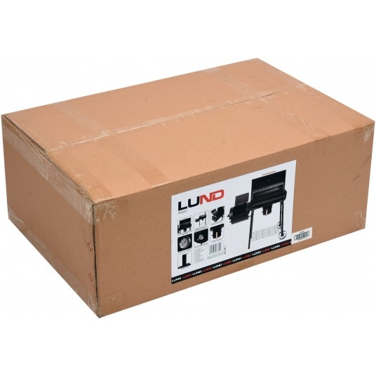 GRILL WĘGLOWY Z WĘDZARNIĄ XXL, 64X37 -zdjęcie numer 8