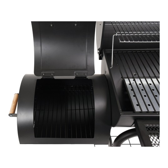 GRILL WĘGLOWY Z WĘDZARNIĄ XXL, 64X37 -zdjęcie numer 5