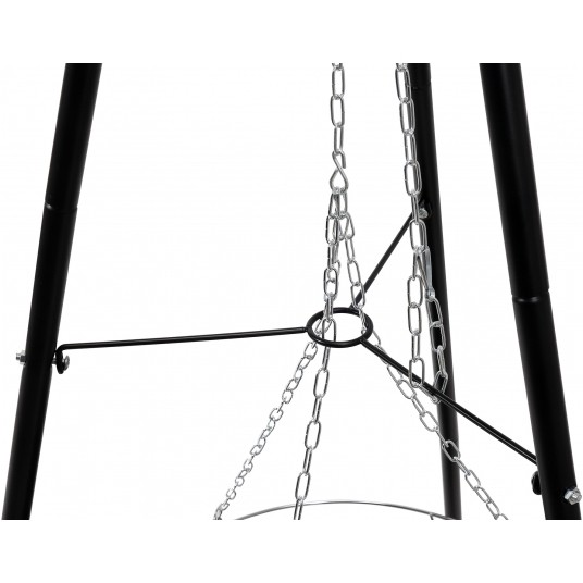GRILL WISZĄCY NA TRÓJNOGU, RUSZT 46CM -zdjęcie numer 6