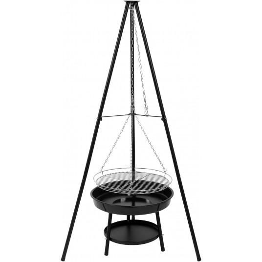 GRILL WISZĄCY NA TRÓJNOGU, RUSZT 46CM -zdjęcie numer 1