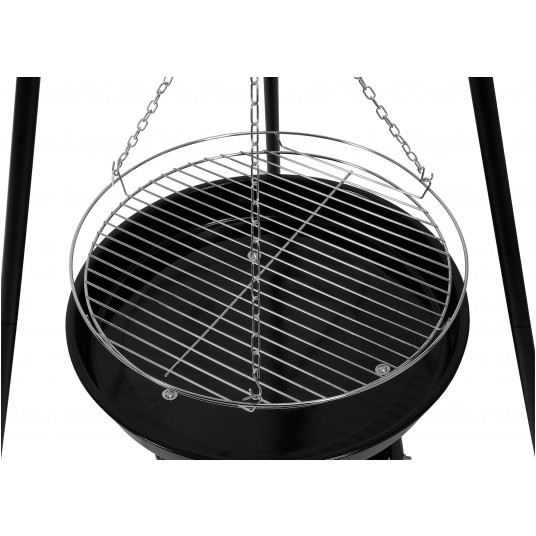 GRILL WISZĄCY NA TRÓJNOGU, RUSZT 46CM -zdjęcie numer 4