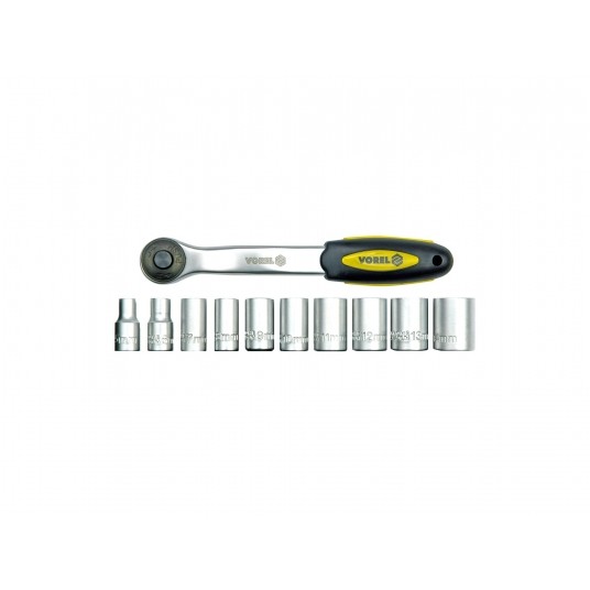 GRZECHOTKA 1/2" Z NASADKAMI CRV -11CZ -zdjęcie numer 1