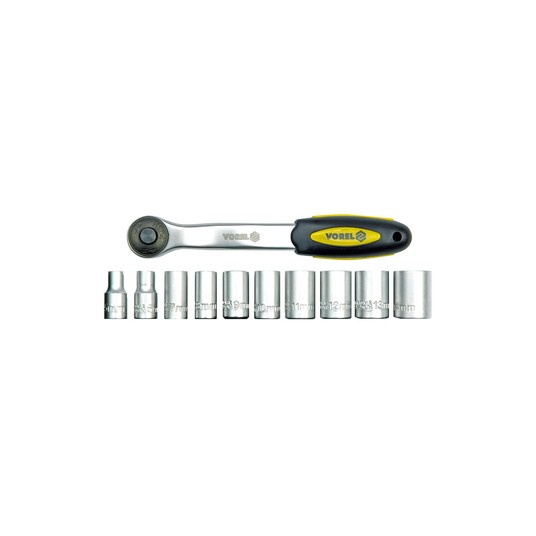 GRZECHOTKA 1/2" Z NASADKAMI CRV -11CZ -zdjęcie numer 1