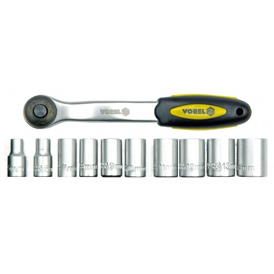 GRZECHOTKA 1/2" Z NASADKAMI CRV -11CZ -zdjęcie numer 1