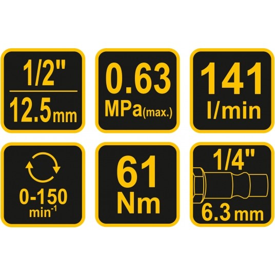 GRZECHOTKA PNEUMATYCZNA 1/2" -zdjęcie numer 5