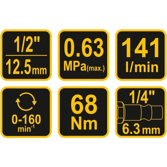 GRZECHOTKA PNEUMATYCZNA 1/2" -zdjęcie numer 4