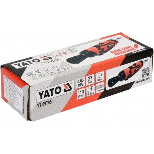 GRZECHOTKA PNEUMATYCZNA 1/4" KOMPOZYTOWA -zdjęcie numer 3