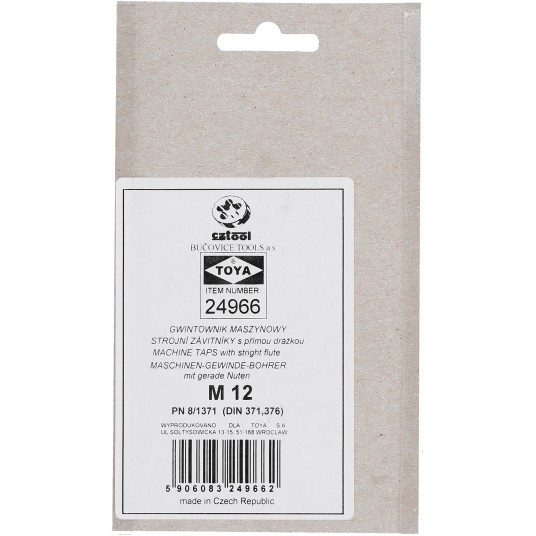 GWINTOWNIK MASZYN.HSS M-12 /CZ.TOOL/ -zdjęcie numer 4