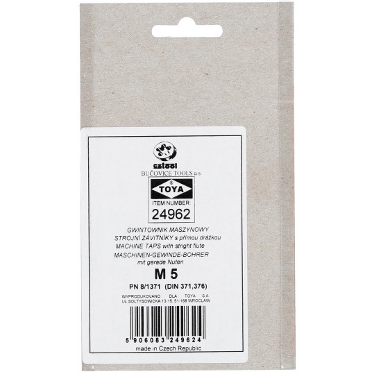 GWINTOWNIK MASZYN. HSS M-5 /CZ.TOOL/ -zdjęcie numer 4