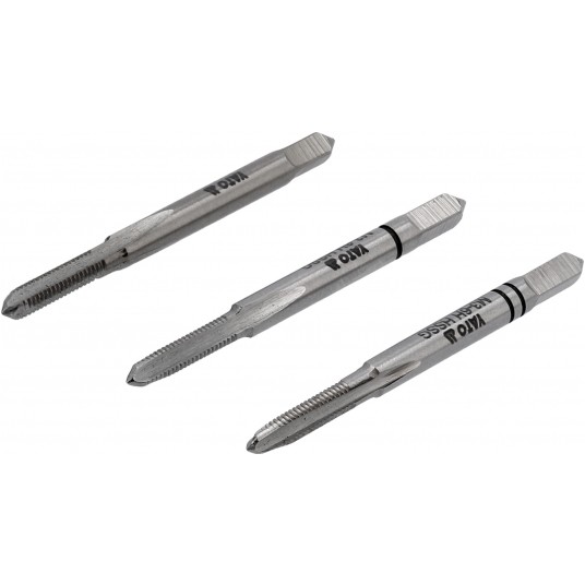 GWINTOWNIK RĘCZNY M3/ 3SZT HSS M2 -zdjęcie numer 2