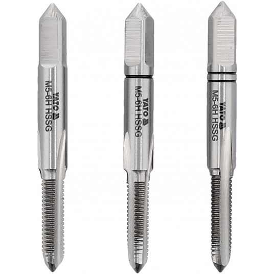 GWINTOWNIK RĘCZNY M5 3SZT HSS -zdjęcie numer 1