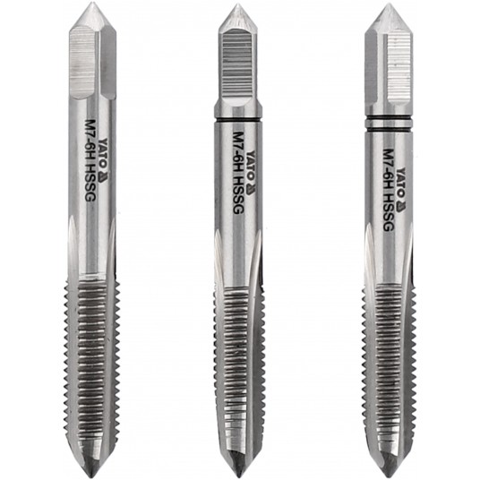 GWINTOWNIK RĘCZNY M7 / 3SZT HSS M2 -zdjęcie numer 1