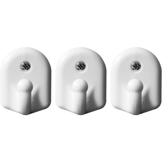 HACZYKI NAŚCIENNE NA WKRĘT 3SZT. -zdjęcie numer 1