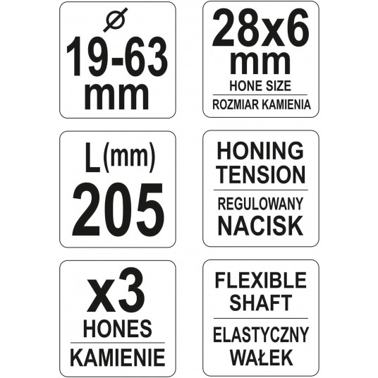 HONOWNICA DO CYLINDRÓW 19-63mm -zdjęcie numer 4