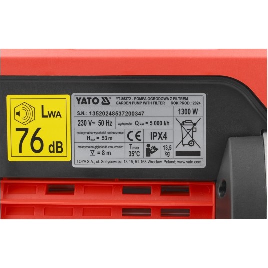 HYDROFOR ELEKTRONICZNY Z FILTREM 1300W -zdjęcie numer 3