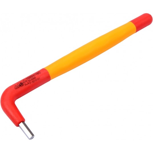 IZOLOWANY KLUCZ SZEŚCIOKĄTNY L 4MM VDE -zdjęcie numer 2