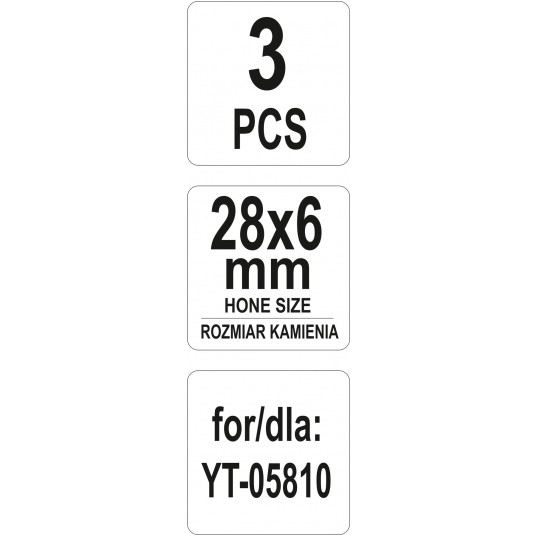 KAMIENIE WYMIENNE DO HONOWNICY 1-1/8" -zdjęcie numer 3