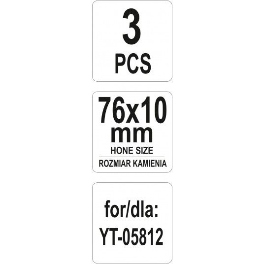 KAMIENIE WYMIENNE DO HONOWNICY 3" -zdjęcie numer 3