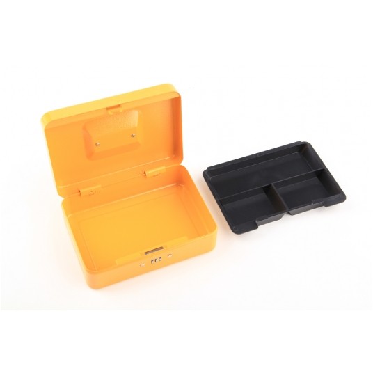 KASETKA NA PIENIĄDZE 250x180x90 ŻÓŁTA -zdjęcie numer 1